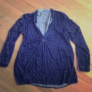 Velvet blouse
